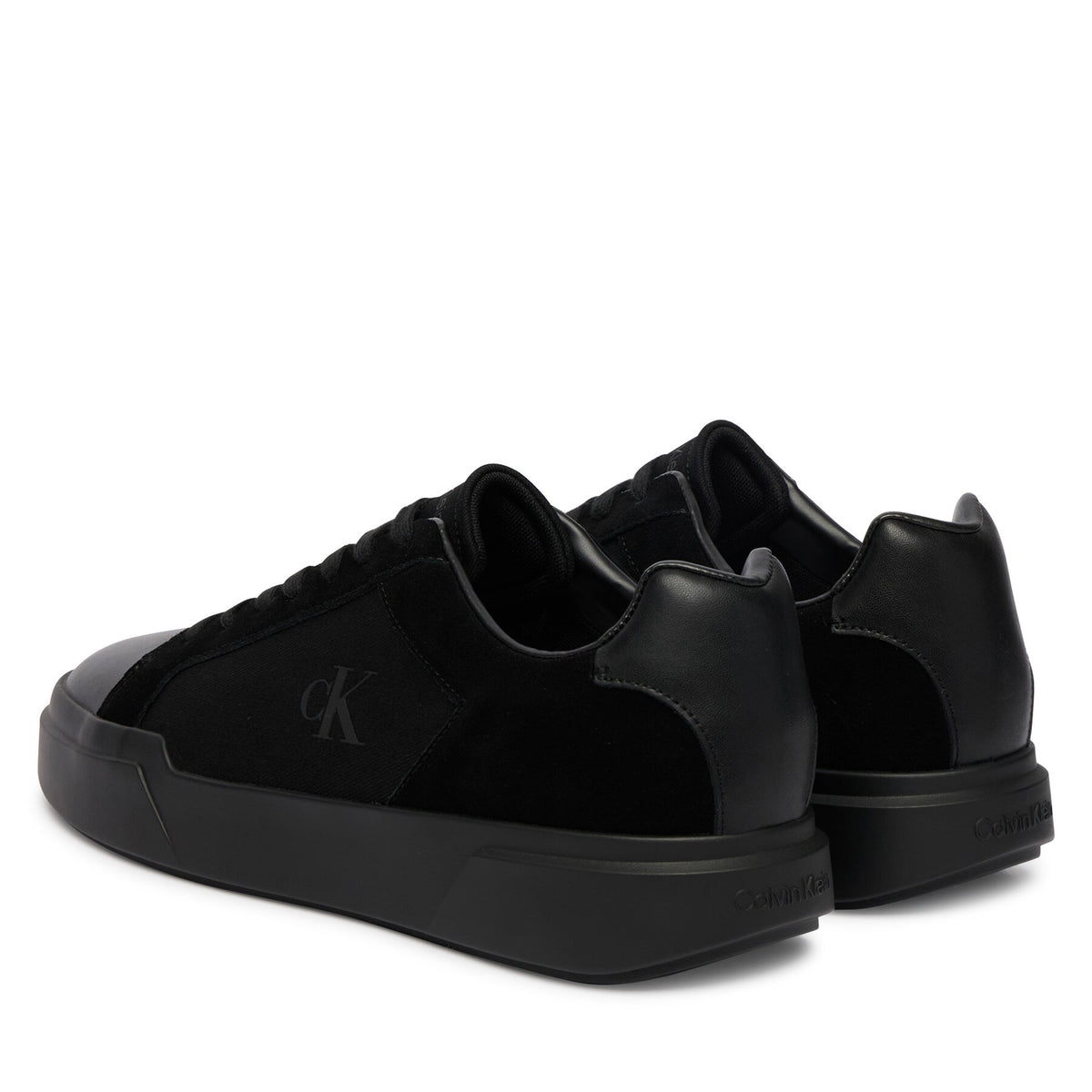 Calvin Klein Сникърси Chunky Cupsole Laceup Cv Mix HM0HM02238 Черен