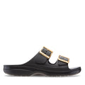 Crocs Чехли Saturday Sandal Metallic Buckle 213316 Черен