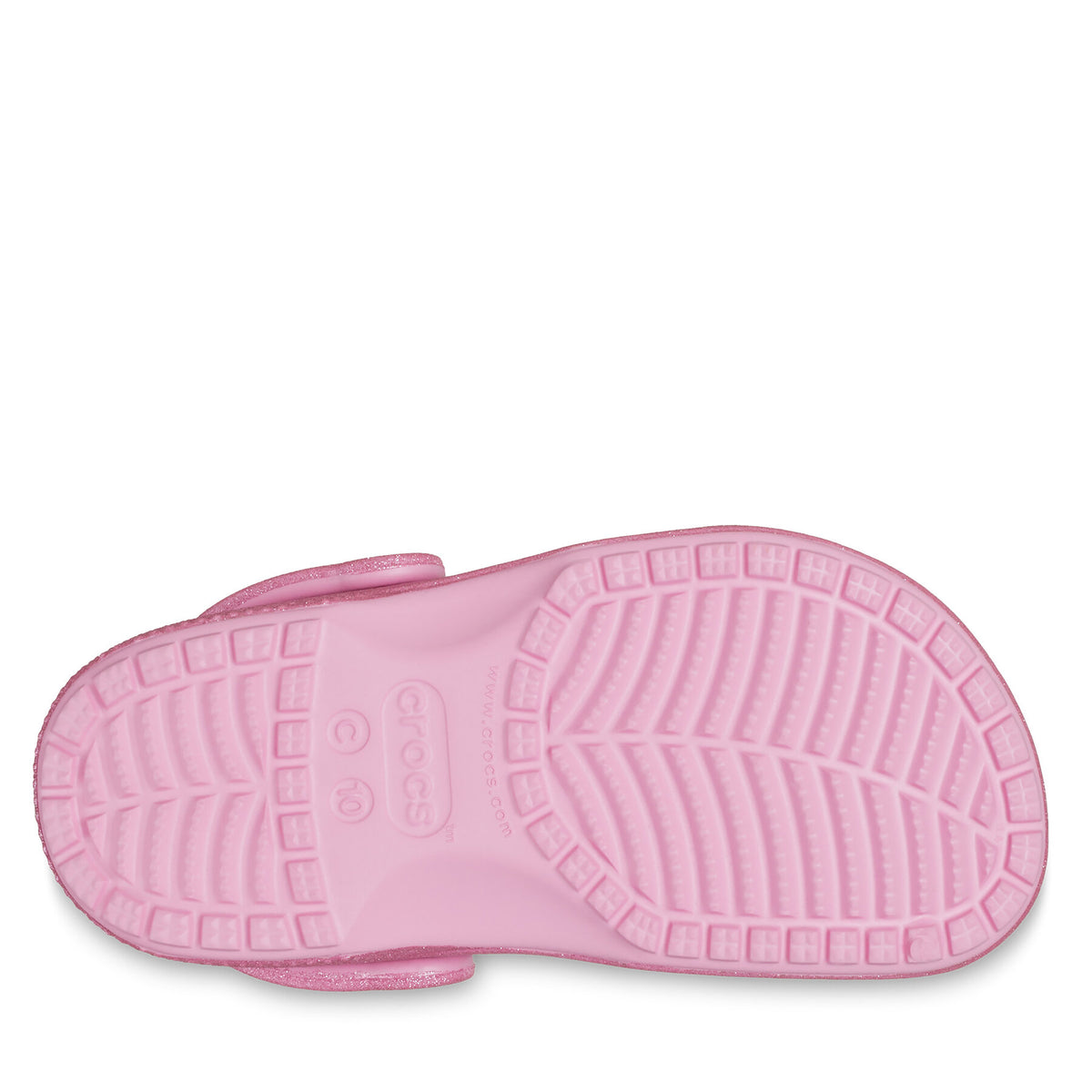 Crocs Чехли Classic Glitter Kids Clog T 206992 Розов