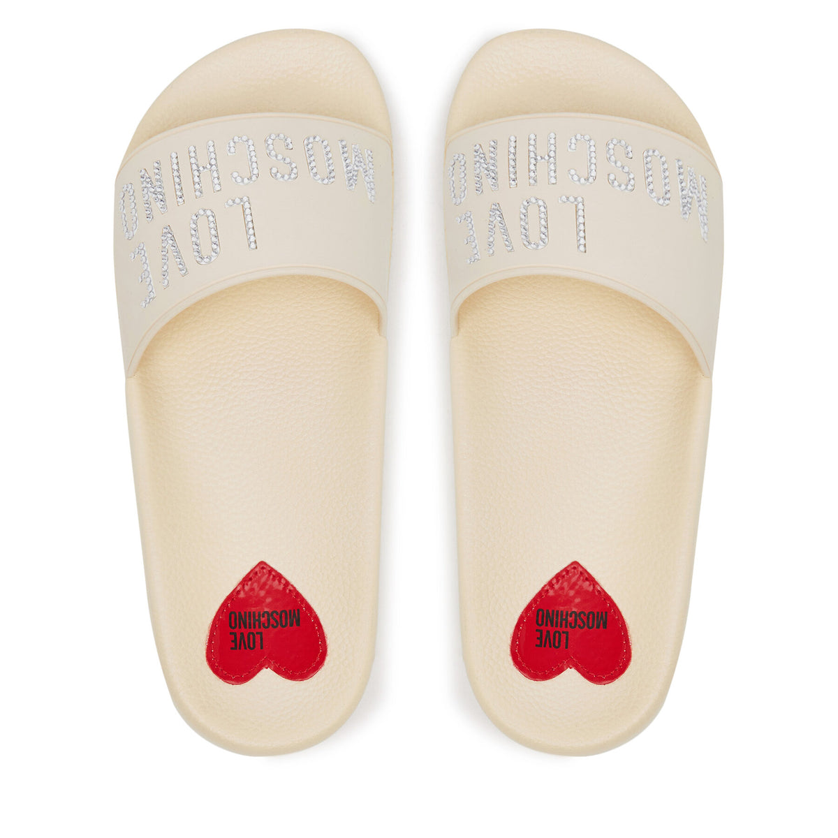 LOVE MOSCHINO Чехли JA28122G0MI13110 Екрю