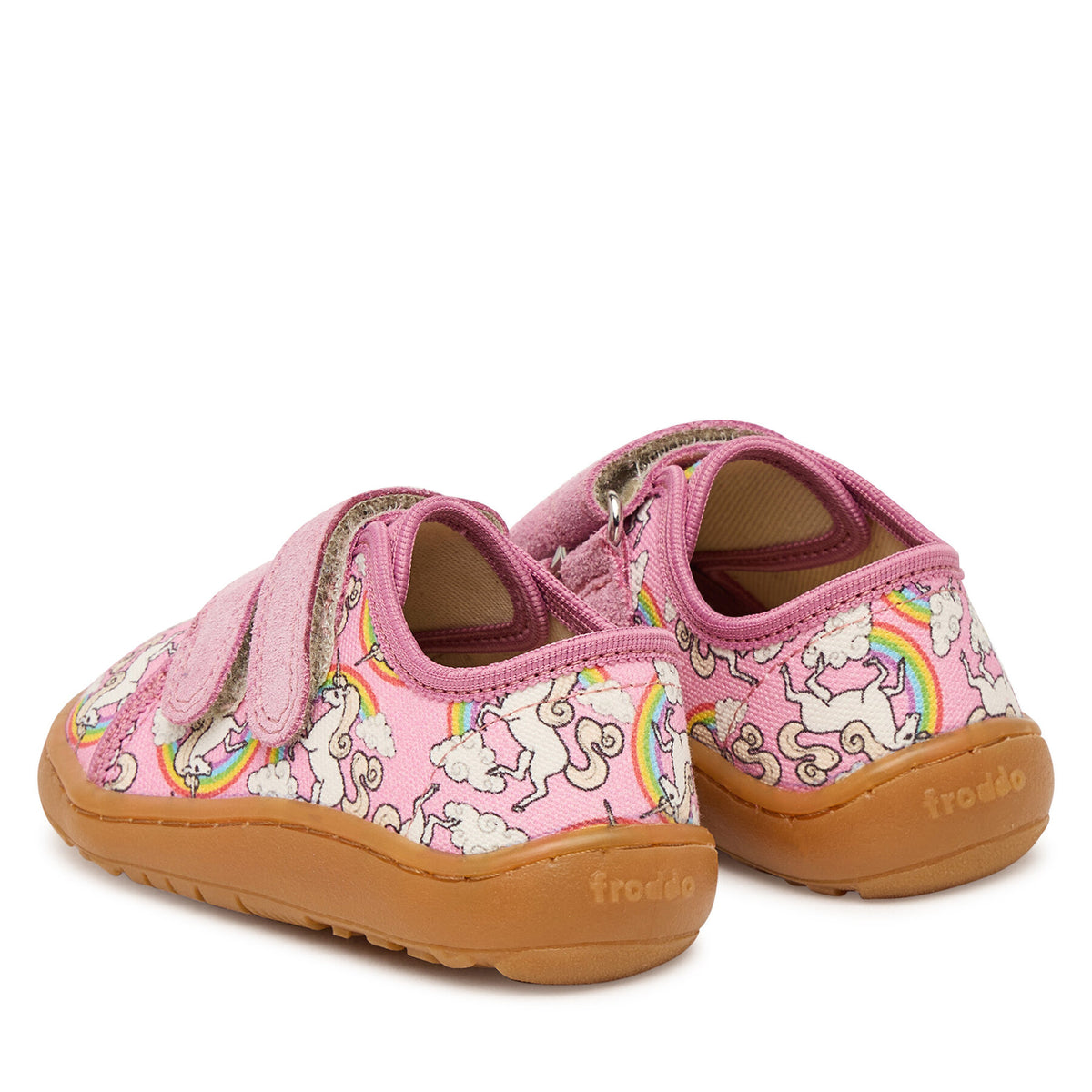 Froddo Пантофи Barefoot Canvas G1700440-12 M Розов