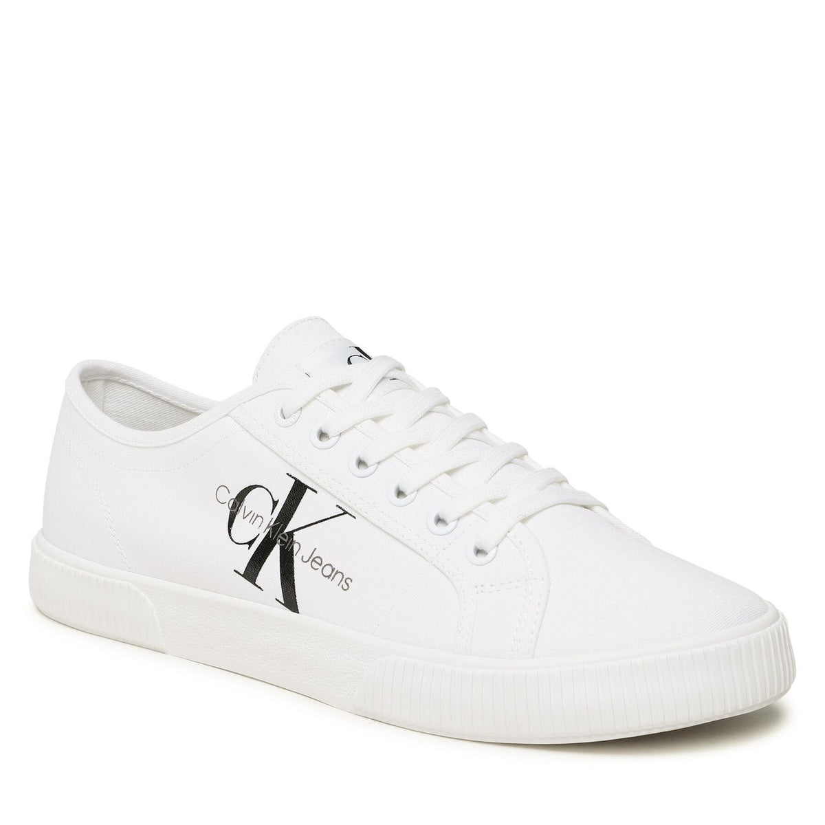 Calvin Klein Jeans Гуменки Essential Vulcanized 1 YM0YM00306 Бял