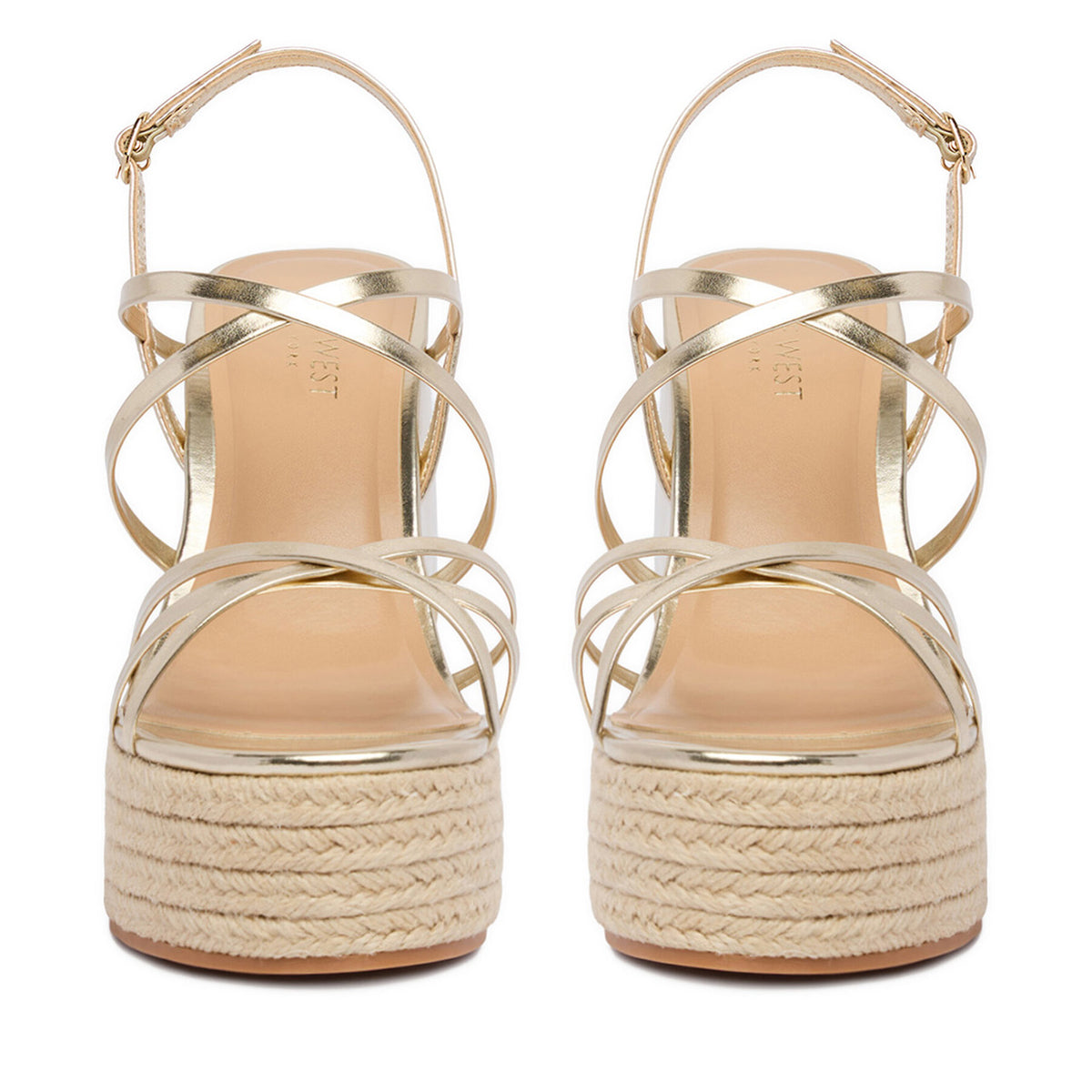 Nine West Сандали CEO-SW25-3 04 Златист