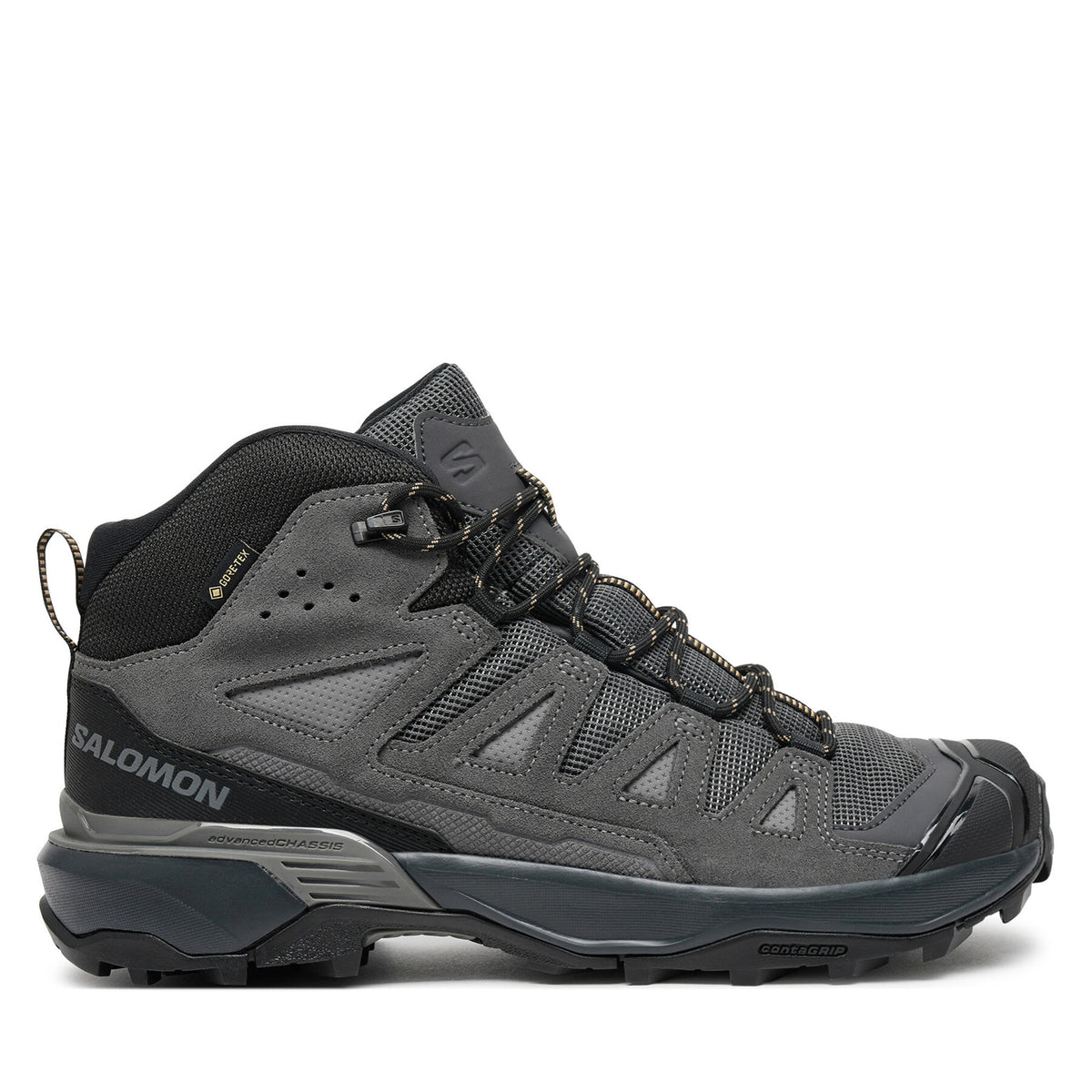 Salomon Туристически X Ultra 360 Leather Mid Gore-Tex L47570800 Черен