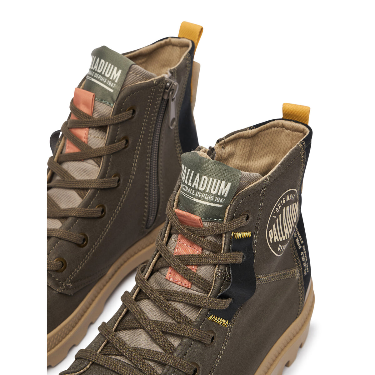 Palladium Туристически oбувки Pampa Hi Layer Zip 09549-282-M Кафяв