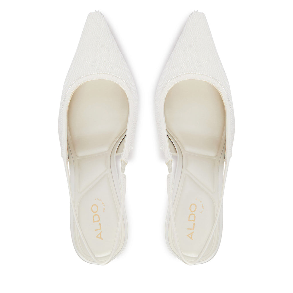 Aldo Обувки на ток Pearlescent 14296114 Бял