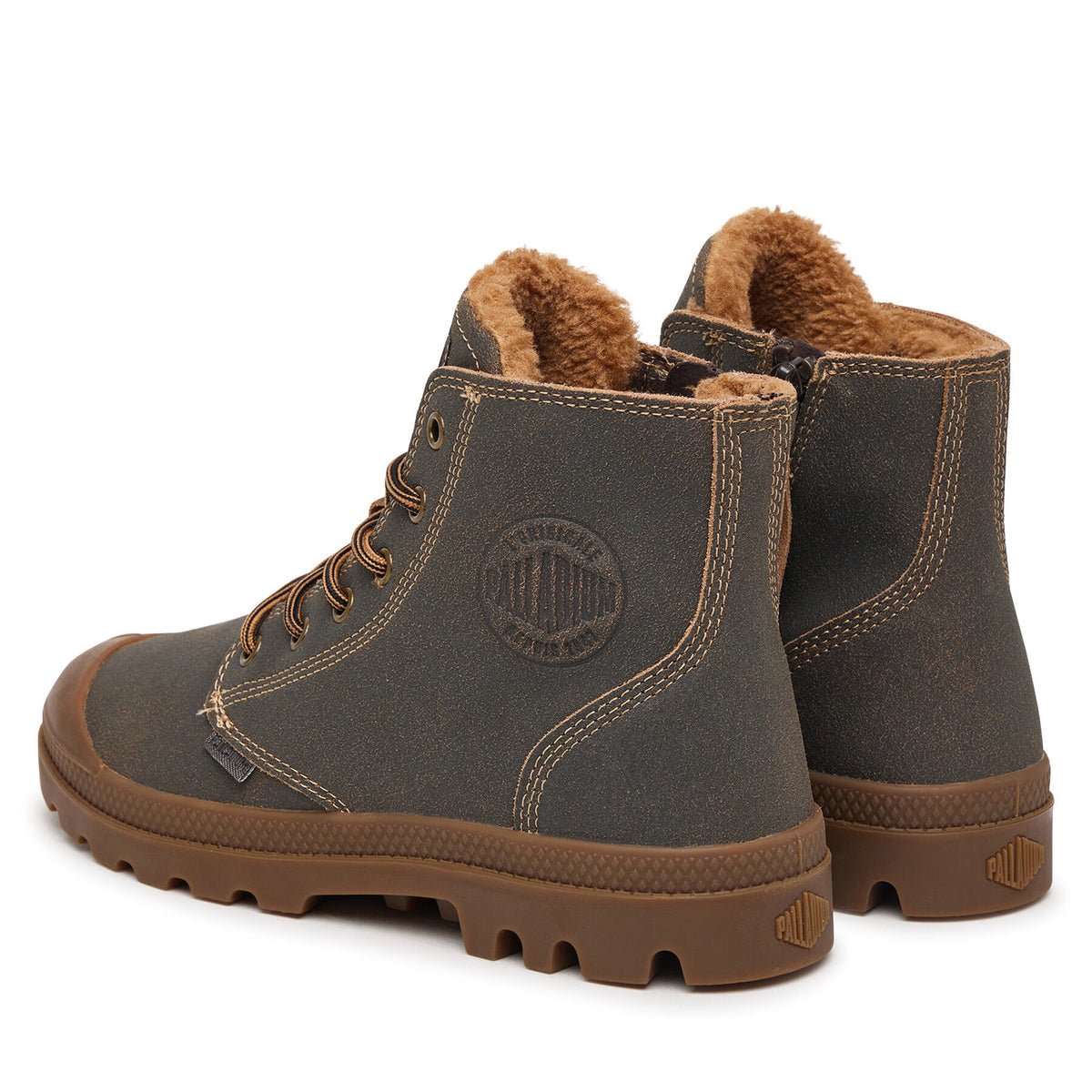 Palladium Зимни обувки Pampa Zip Wl Pilot 74977-242-M Тъмнокафяв