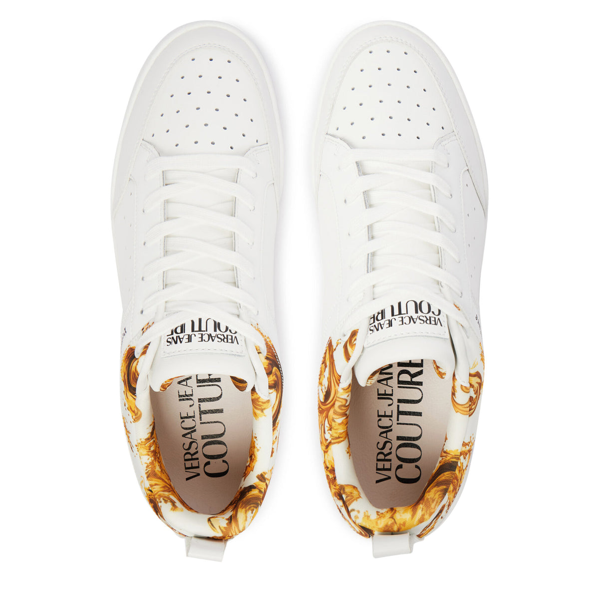 Versace Jeans Couture Сникърси 80YA3SD6 ZPB85 Бял