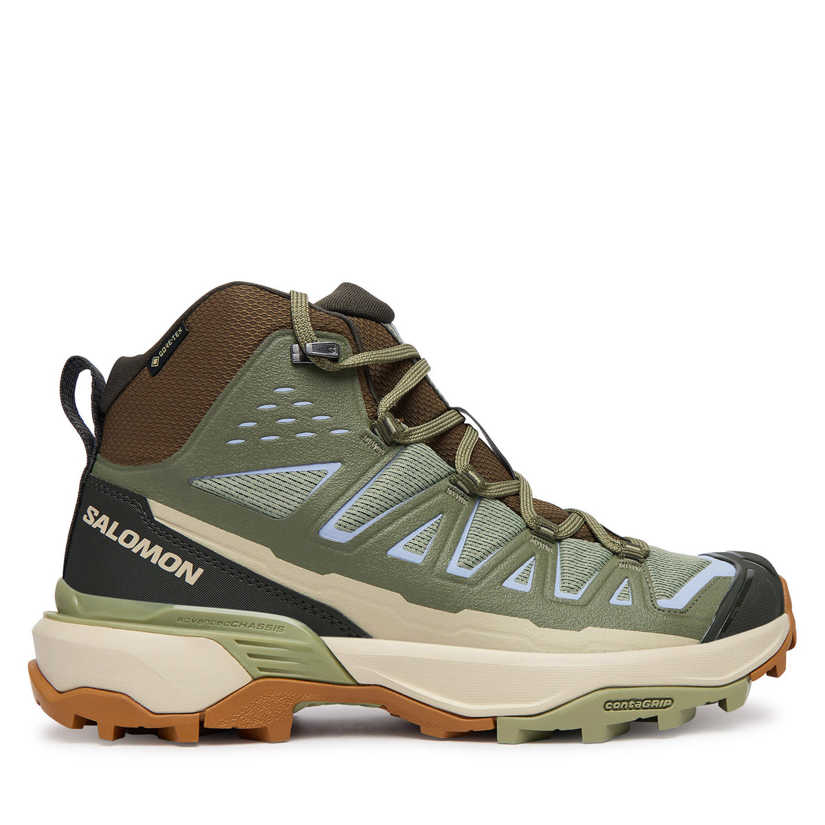 Salomon Туристически X Ultra 360 Edge Mid GTX L49098800 Зелен