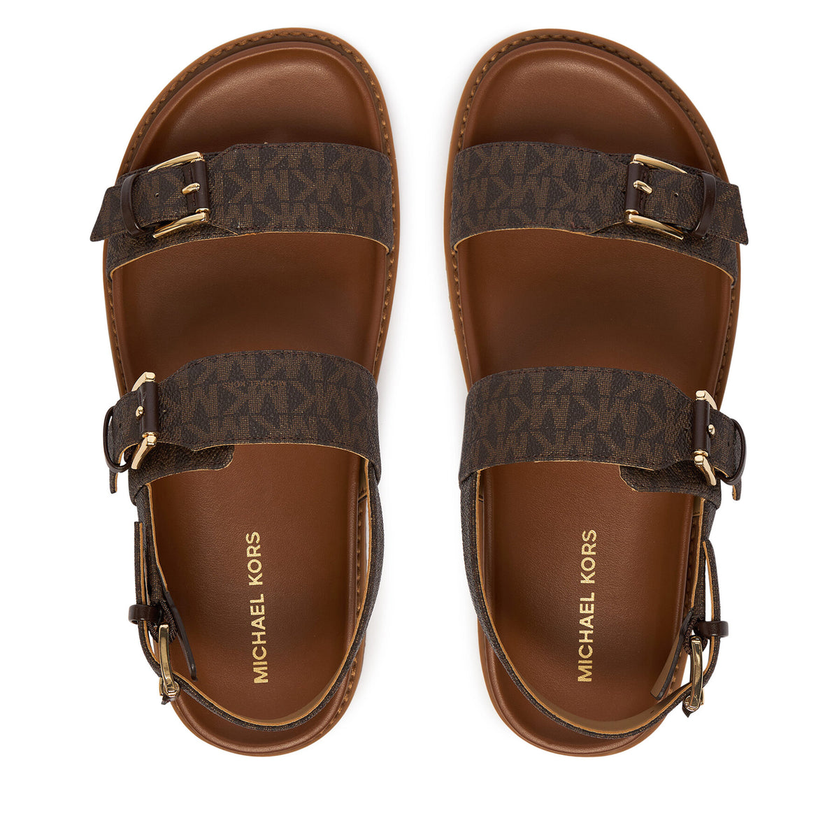 MICHAEL Michael Kors Сандали Nia Flat 40S6NIFS2B Кафяв