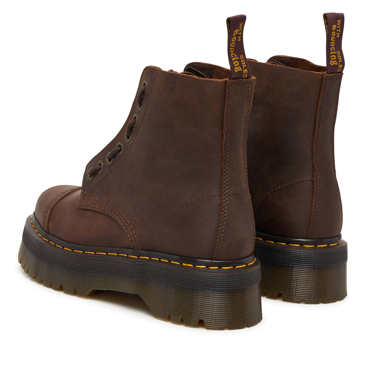 Dr. Martens Кубинки Crazy Horse DM40910200 Кафяв