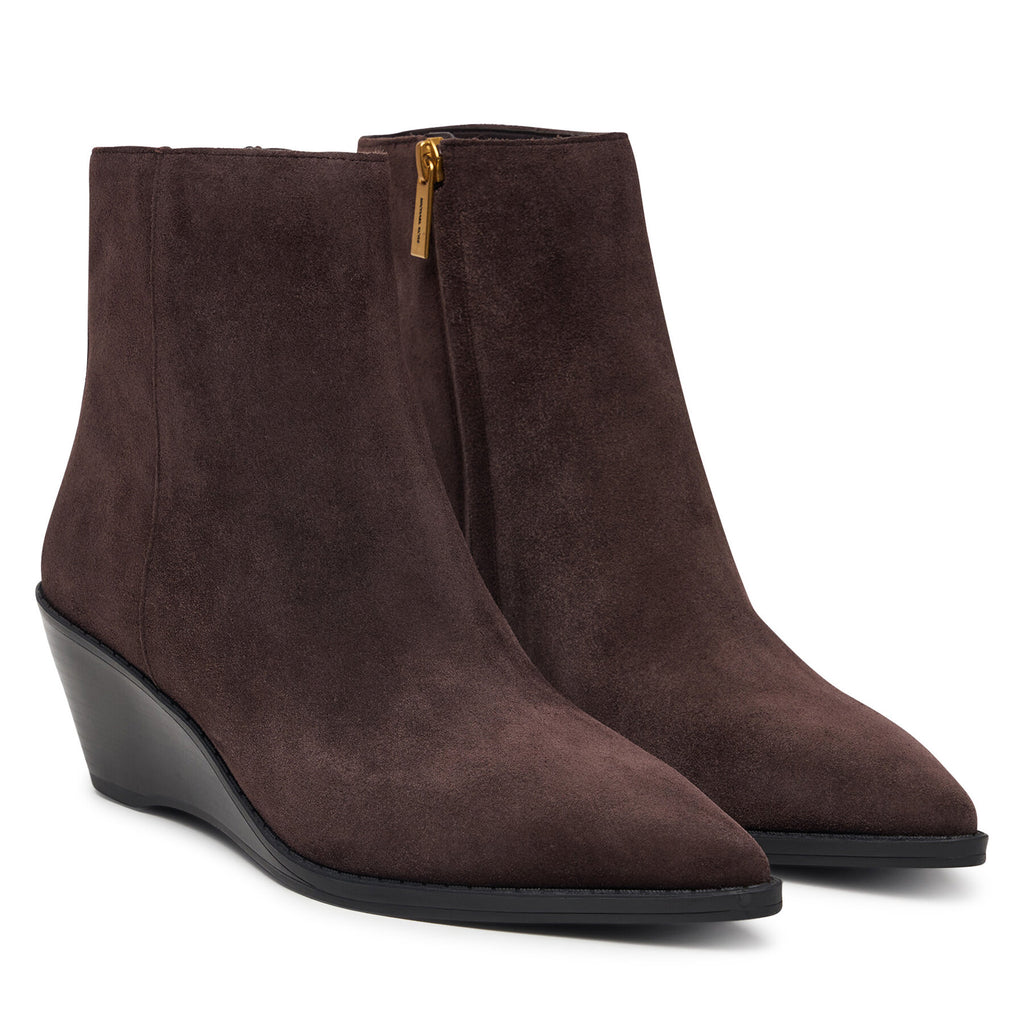 MICHAEL Michael Kors Боти Austin Wedge Bootie 40F6AUME5S Кафяв