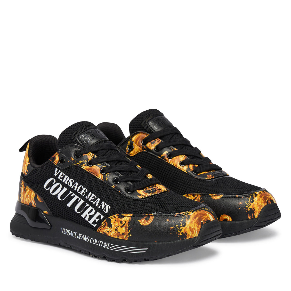 Versace Jeans Couture Сникърси 80YA3SA5 Черен
