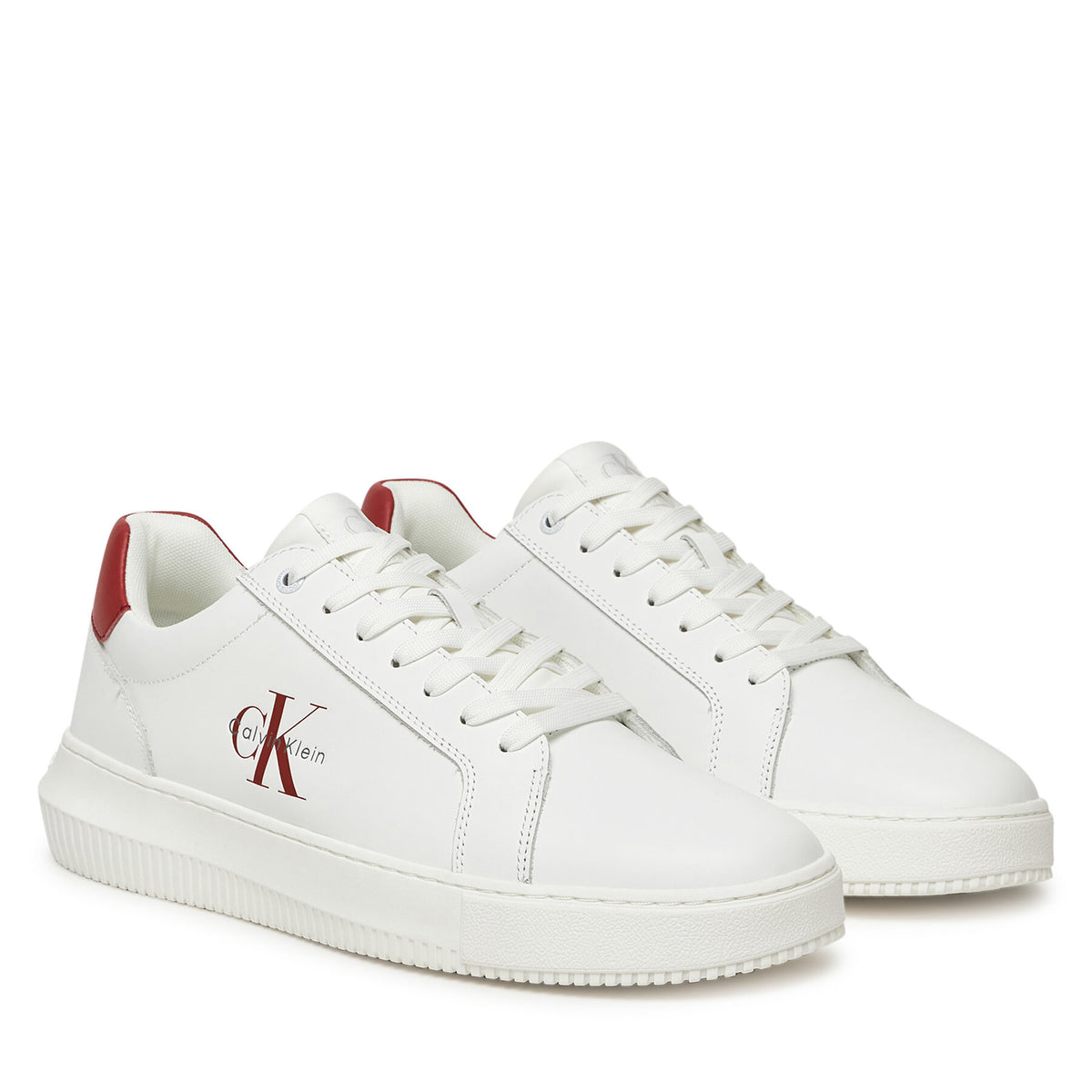 Calvin Klein Jeans Сникърси Chunky Cupsole Monologo YM0YM01317 Бял