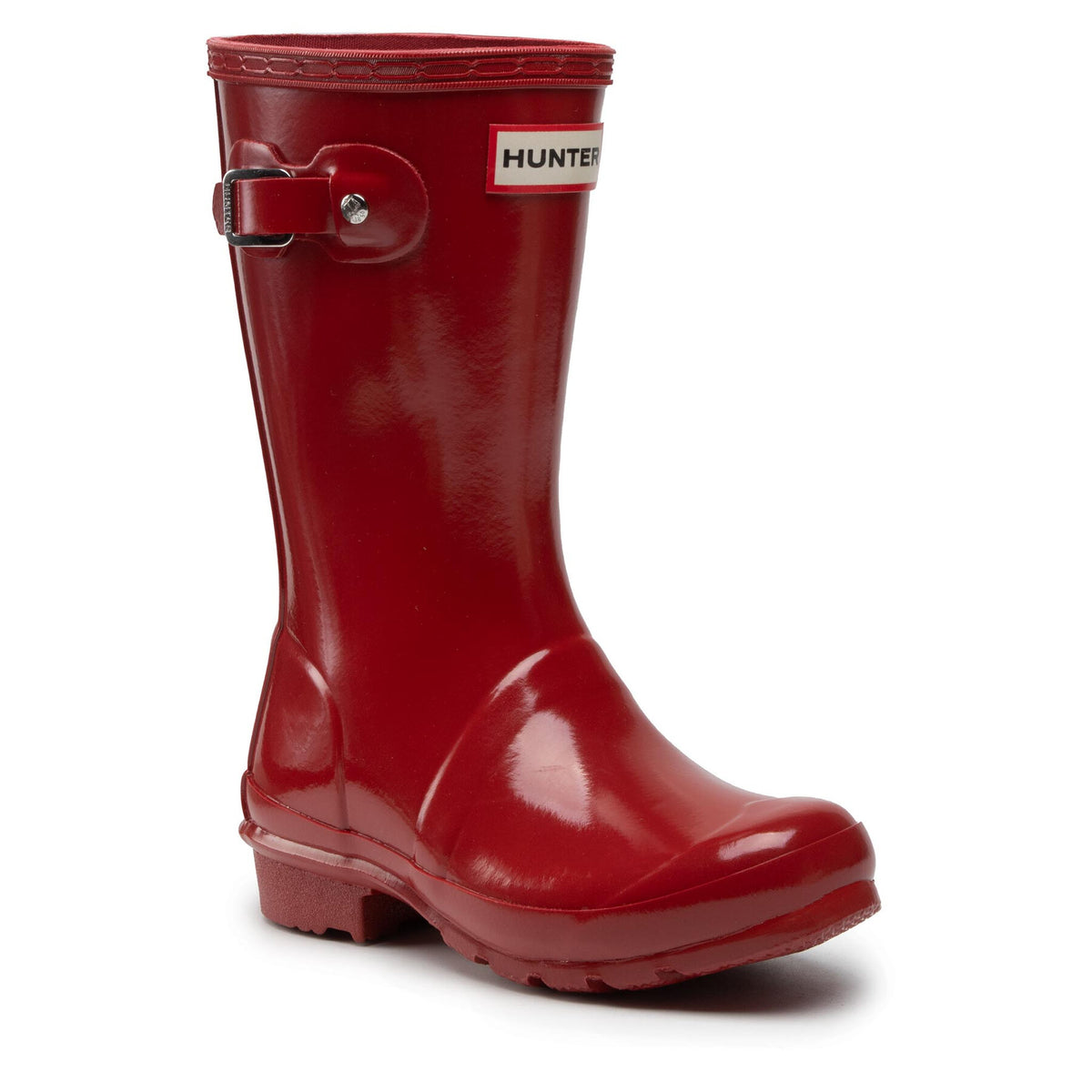 Hunter Гумени ботуши Original Kids Gloss JFT6000RGL Червен