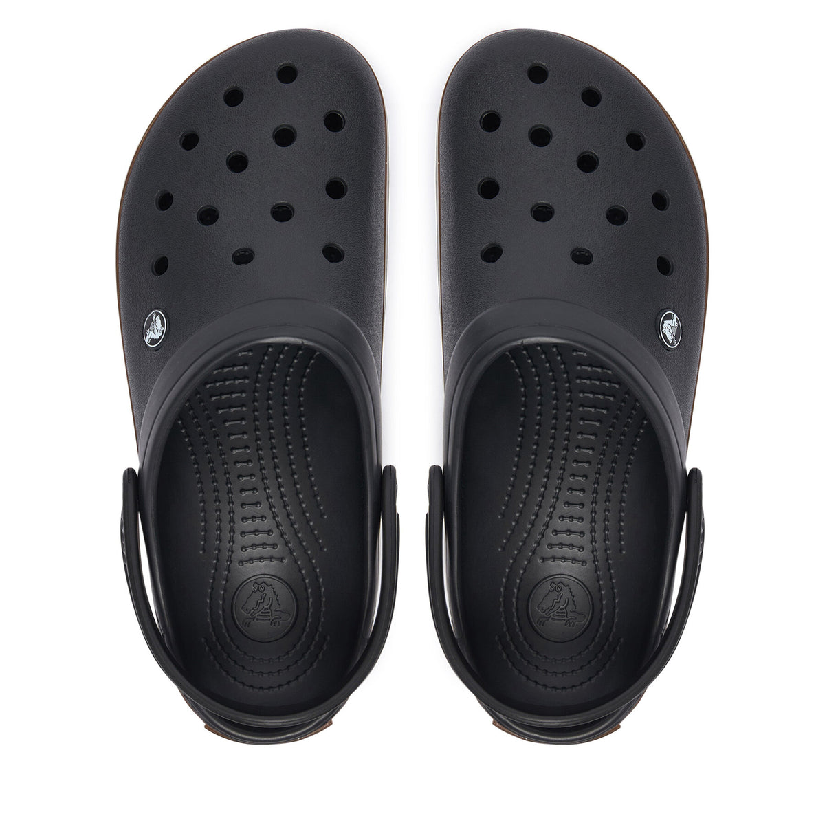 Crocs Чехли Crocband Gum Clog 212756 Черен