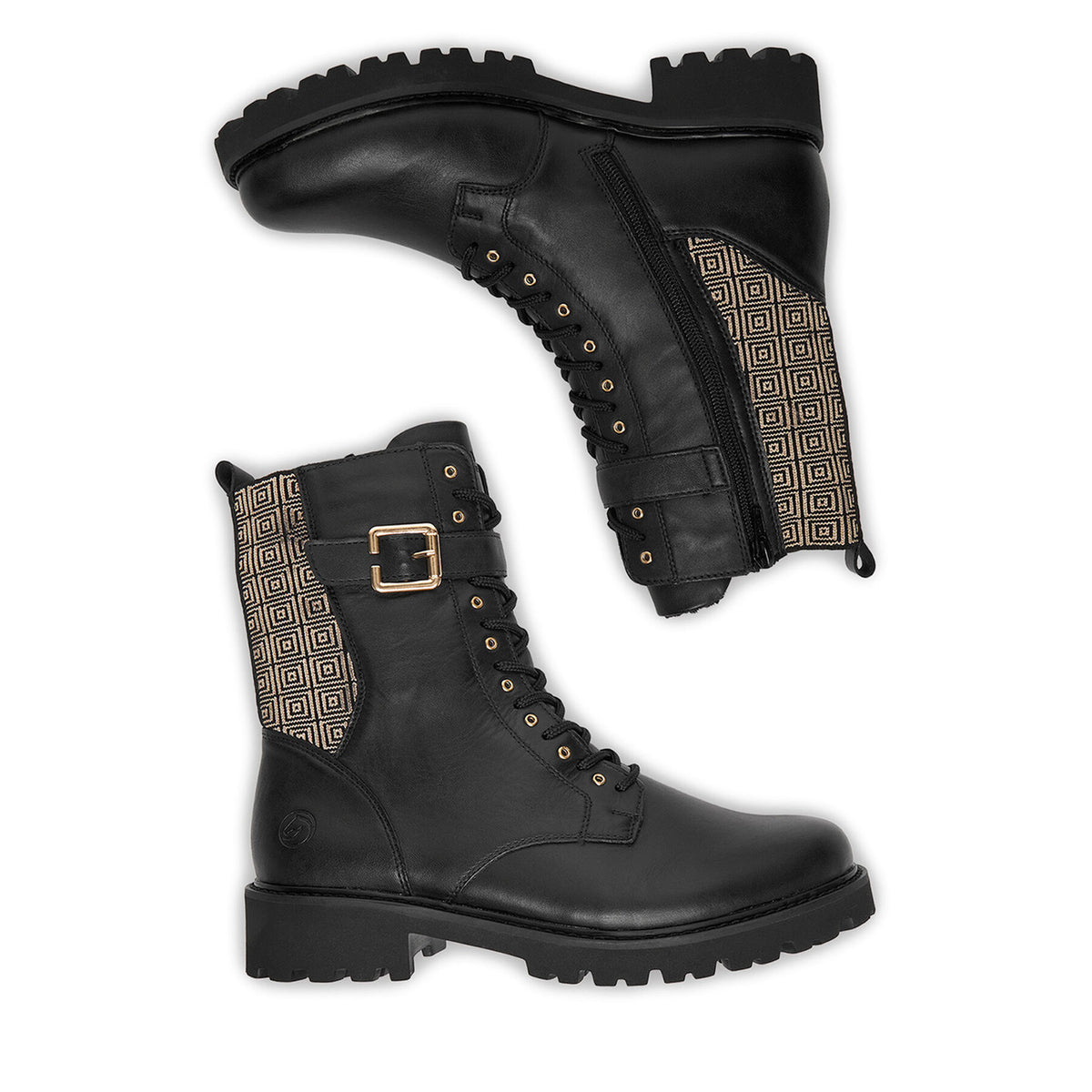 Remonte Зимни обувки D8658-03 Черен