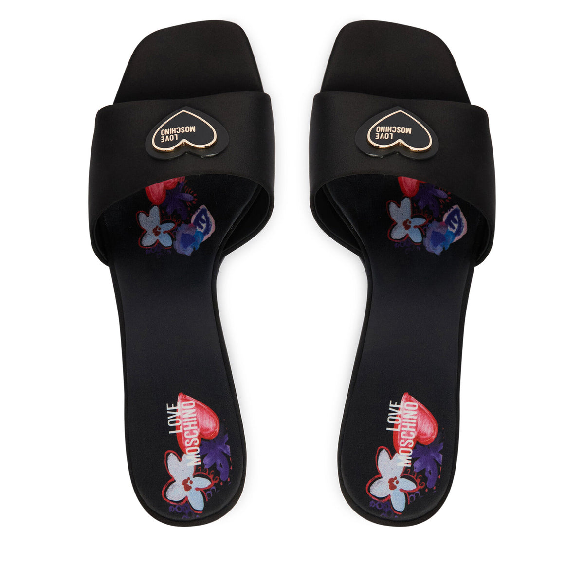 LOVE MOSCHINO Чехли JA28215G0OJO0000 Черен