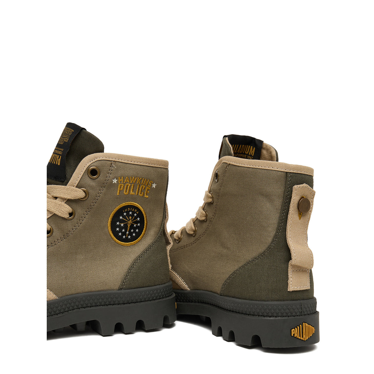 Palladium Туристически oбувки Pampa Hawkins Police 94624-308-M Зелен