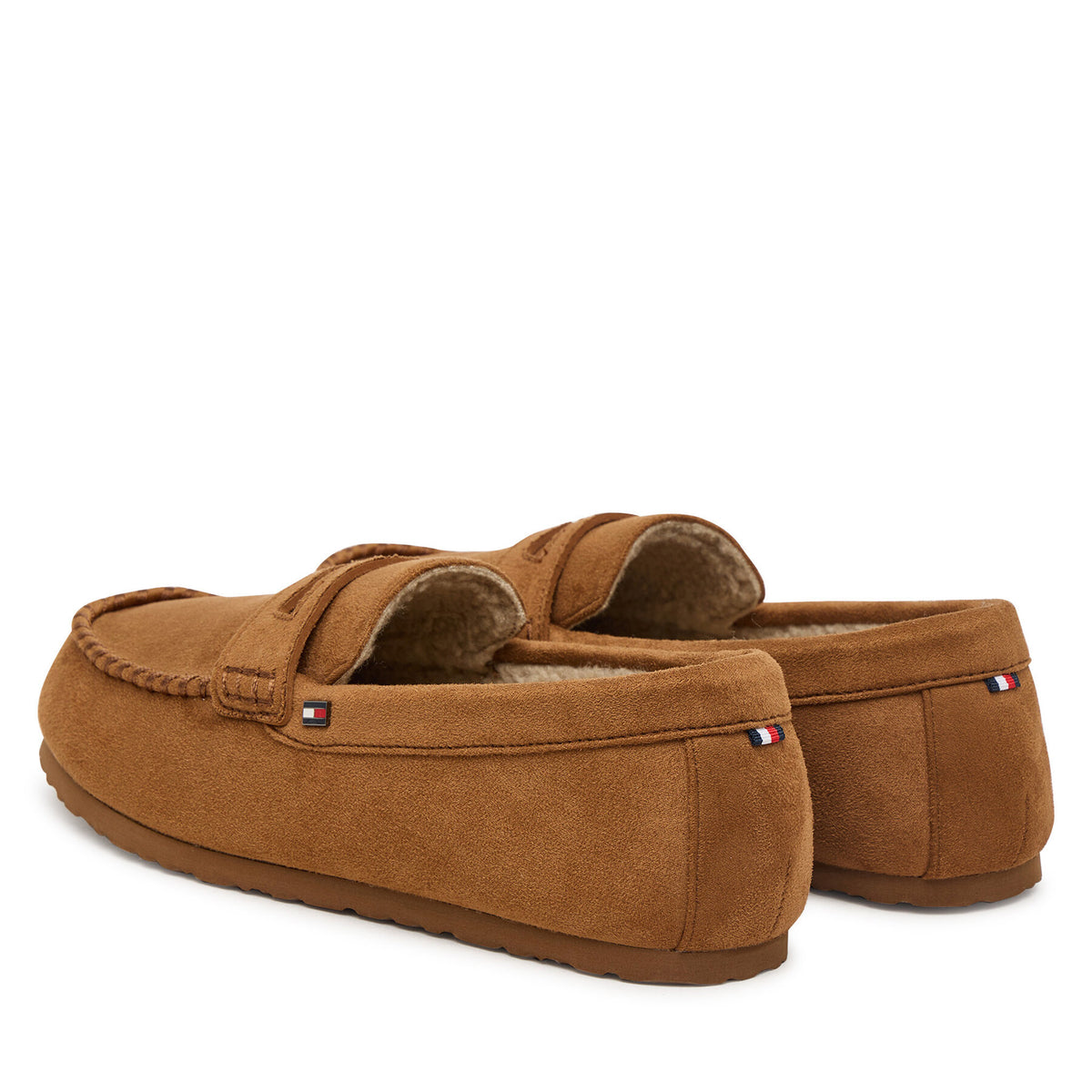 Tommy Hilfiger Пантофи Hilfiger Driver House Shoe FM0FM06012 Светлокафяв