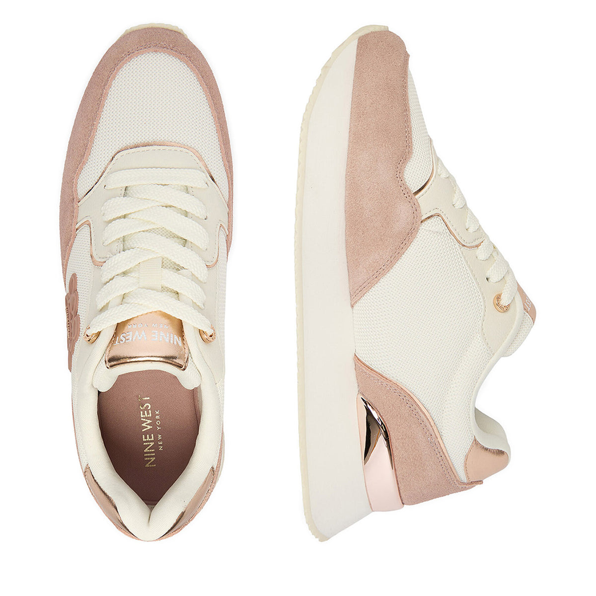 Nine West Сникърси EO-H24049 Бял