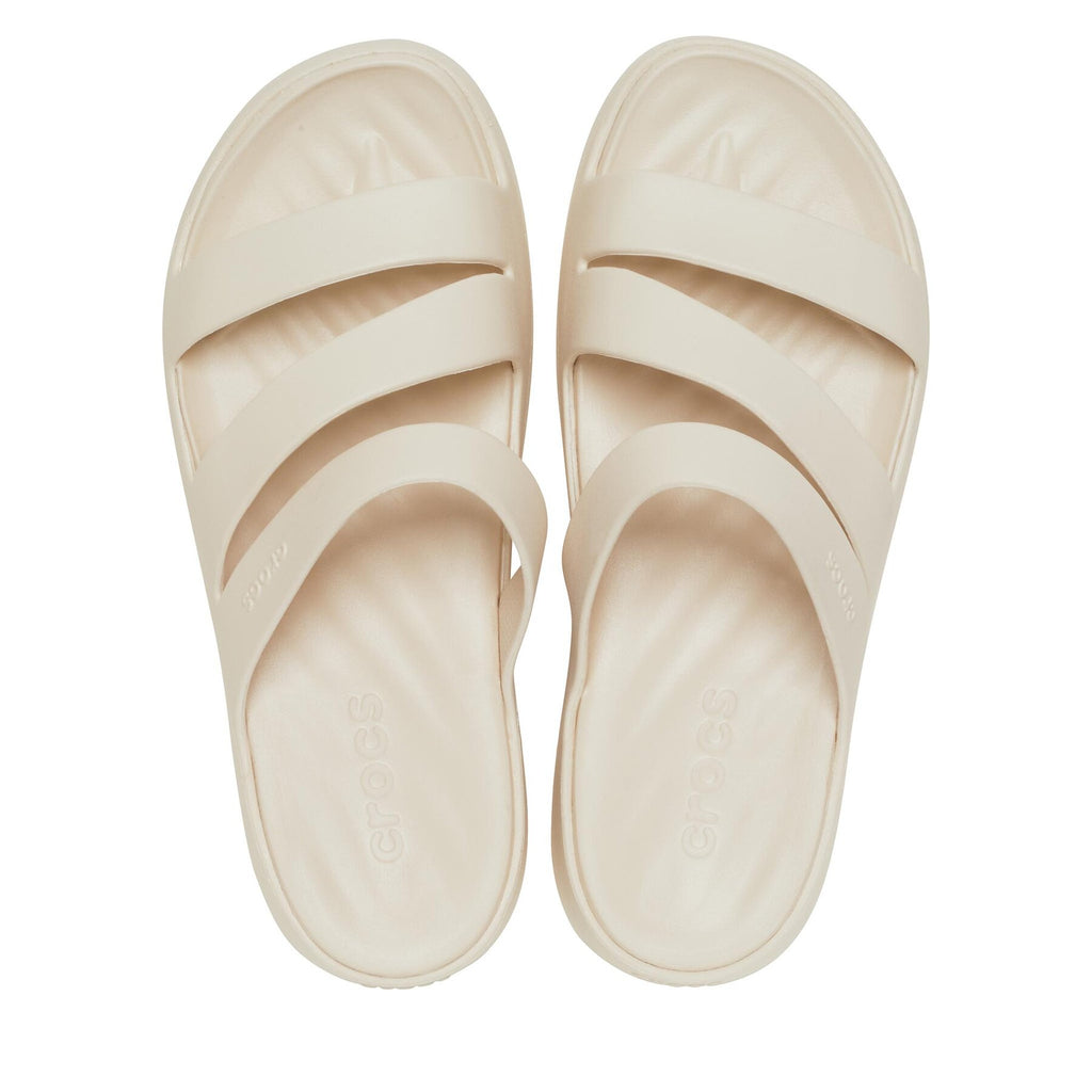 Crocs Чехли Getaway Strappy Sandal W 209587 Екрю