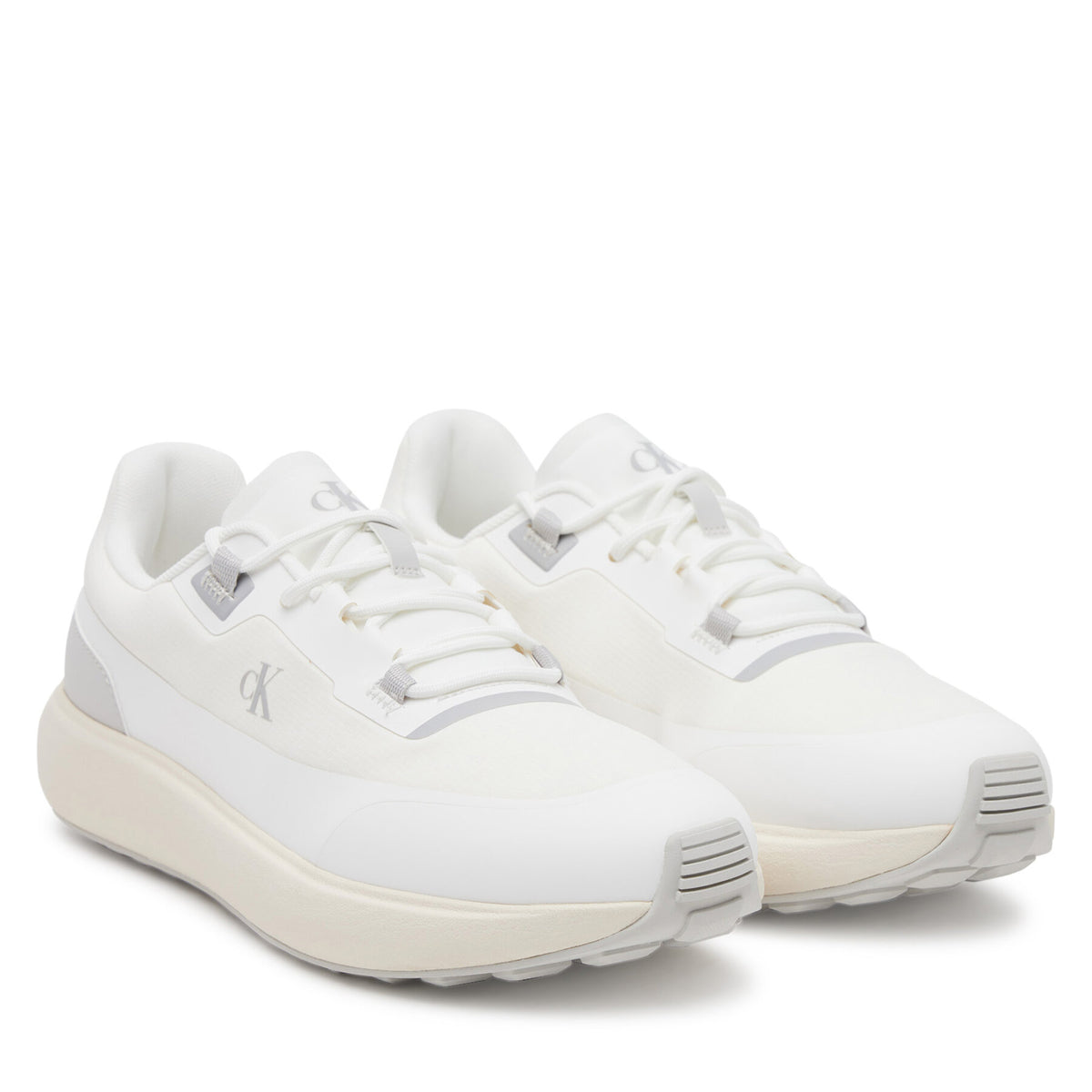 Calvin Klein Jeans Сникърси Athleisure Runner Tech Ripstop YM0YM01205 Бял