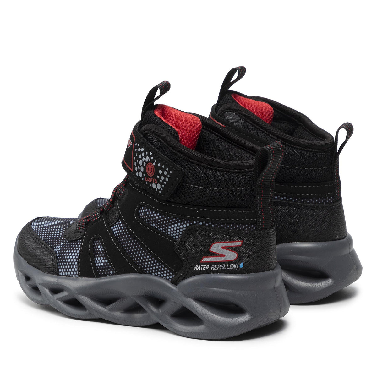 Skechers Апрески Zerrix 400145L/BKRD Черен