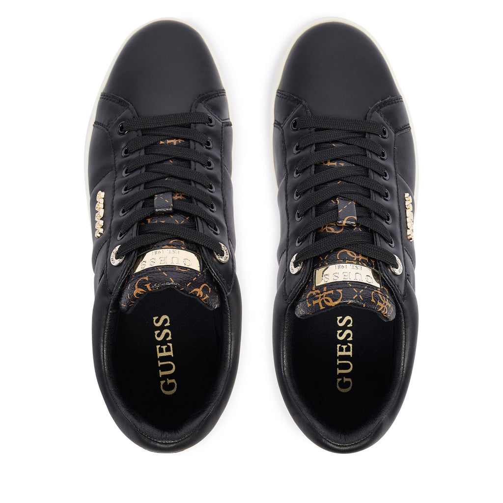 Guess Сникърси FLFWLL PEL12 Черен