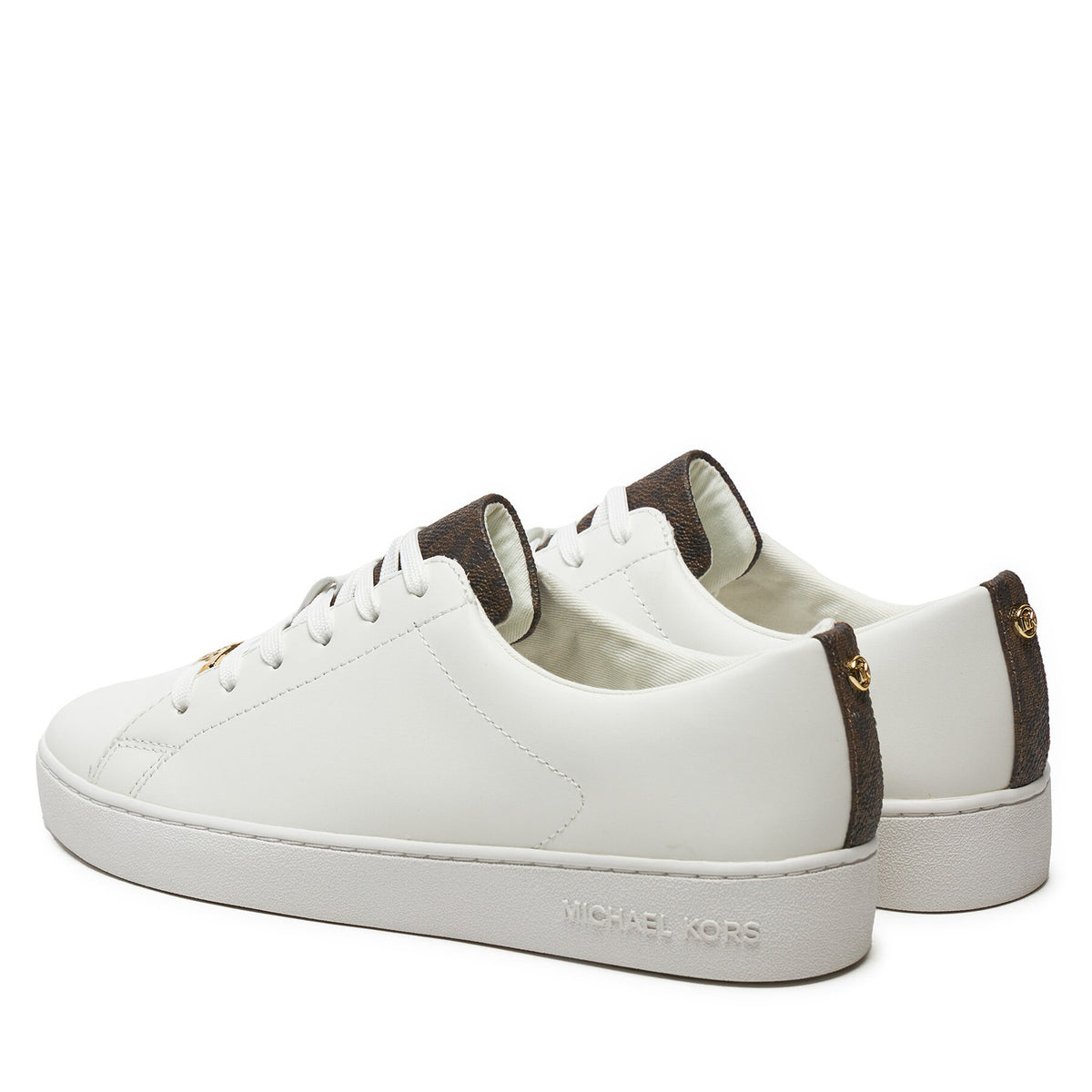 MICHAEL Michael Kors Сникърси Keaton Lace Up 43R4KTFS2L Бял