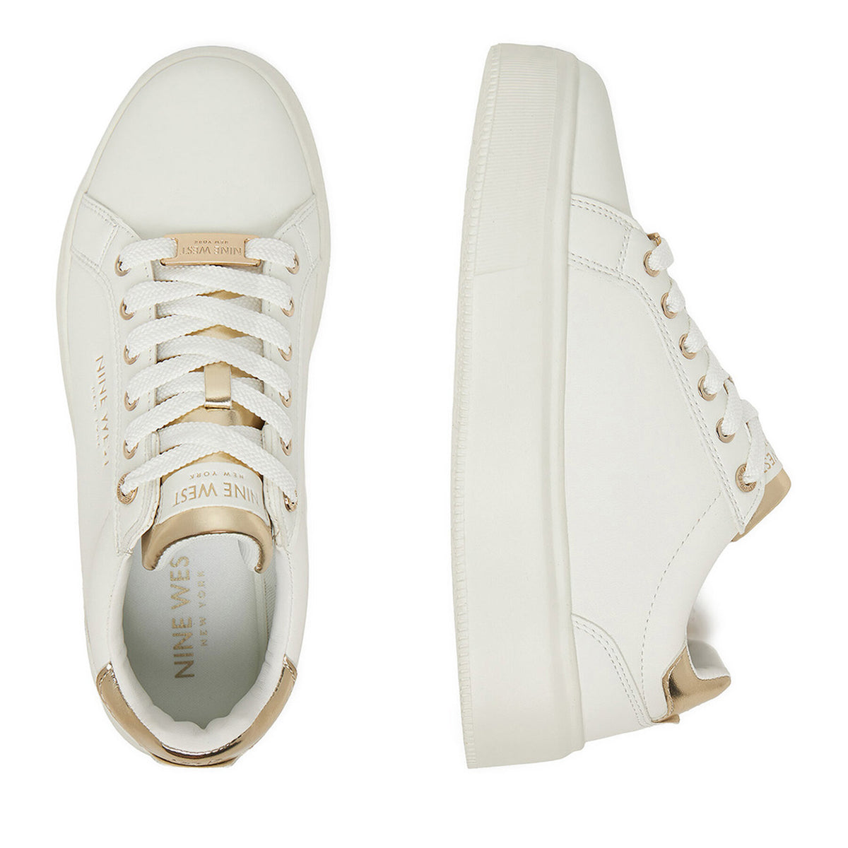 Nine West Сникърси CEO-ALIA-01 Бял