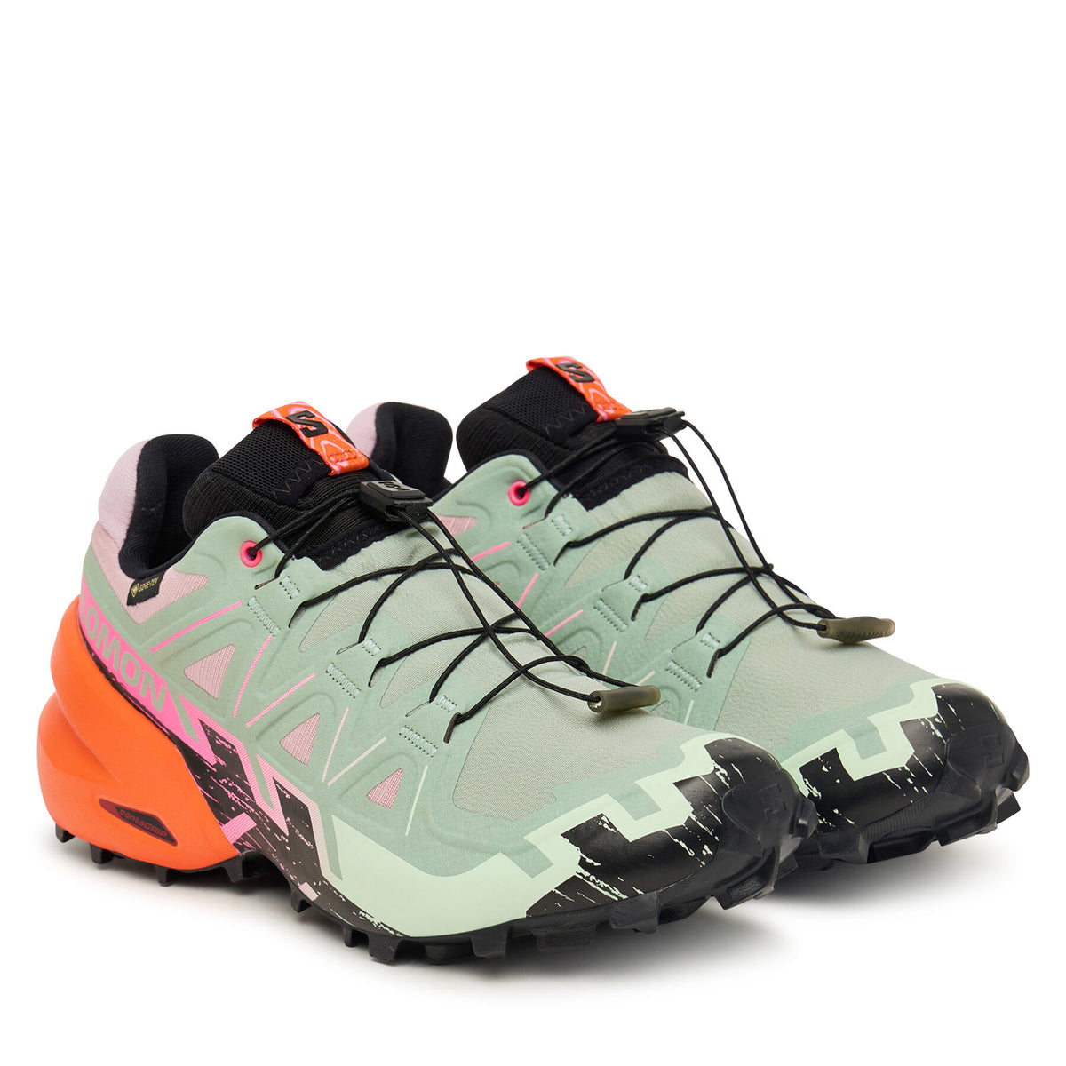 Salomon Туристически Speedcross 6 Gtx Icon L45486900 Светлозелен