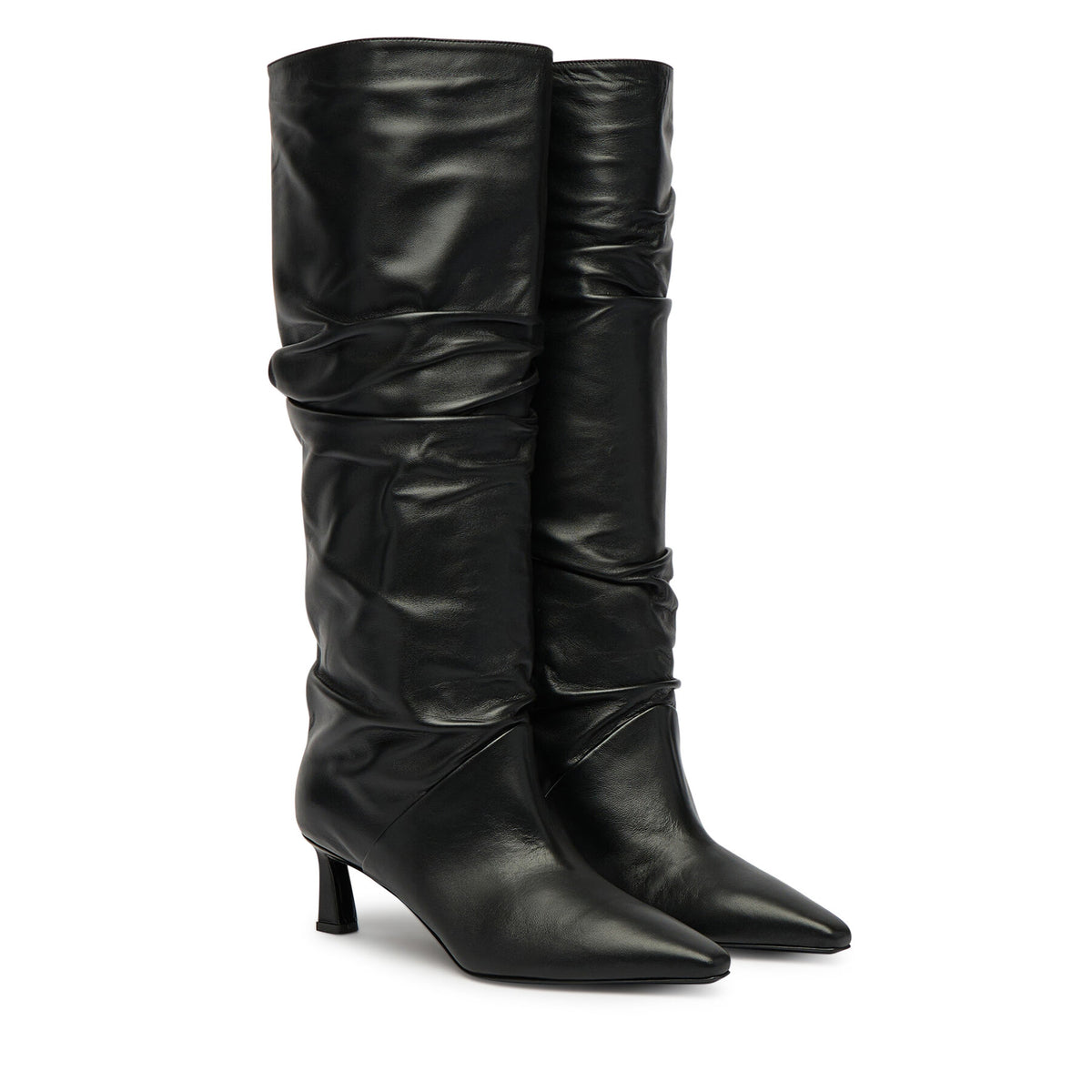Pollini Ботуши SA26115M0NTE0000 Черен