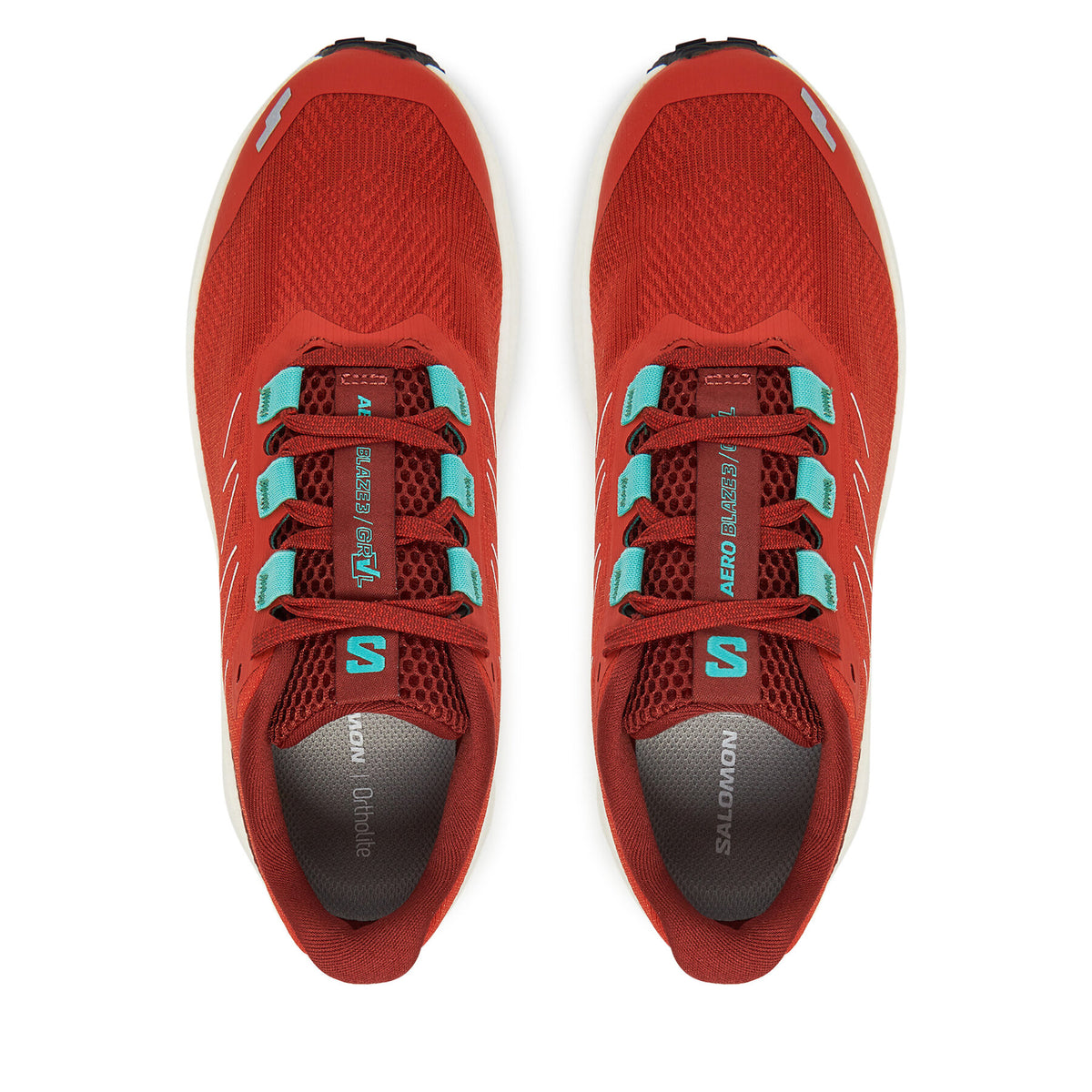 Salomon Маратонки за бягане Aero Blaze 3 Grvl L47915000 Червен