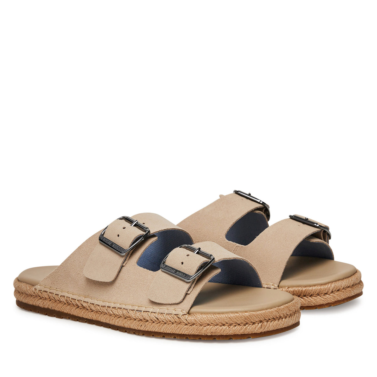 Tommy Hilfiger Еспадрили Flex Jutte Hilfiger Suede Sandal FM0FM05503 Бежов