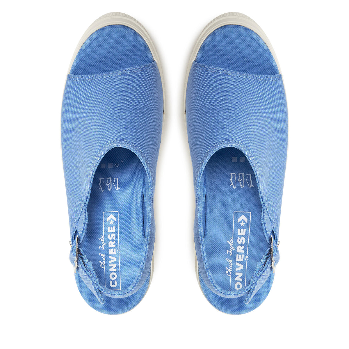 Converse Сандали Chuck 70 De Luxe Heel Sandal Platform A13810C Син