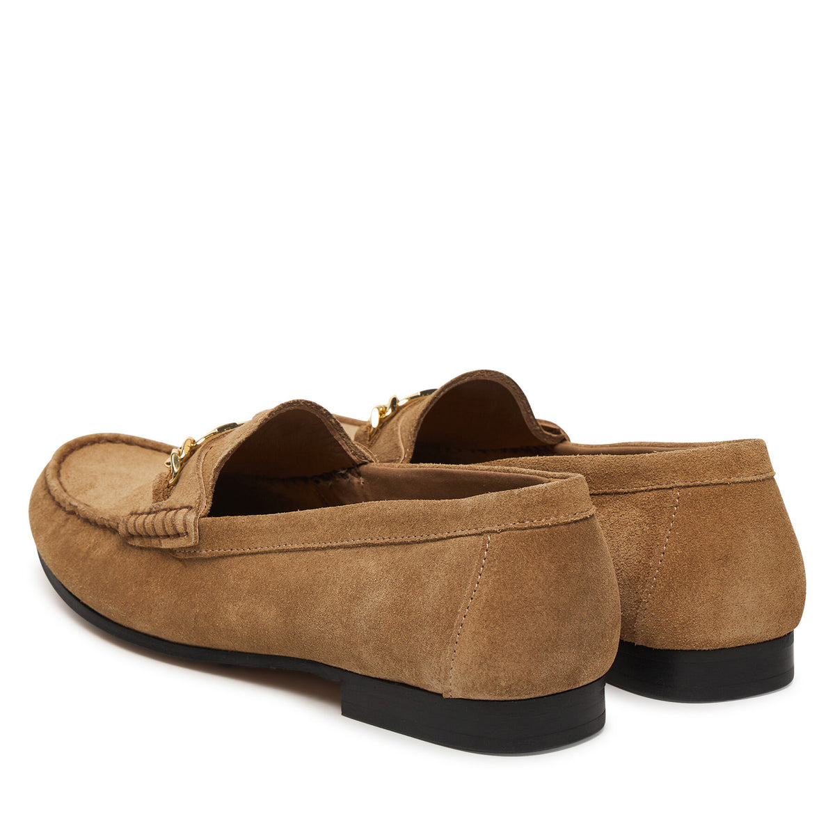 Tommy Hilfiger Мокасини Th Chain Suede Loafer FW0FW09327 Кафяв