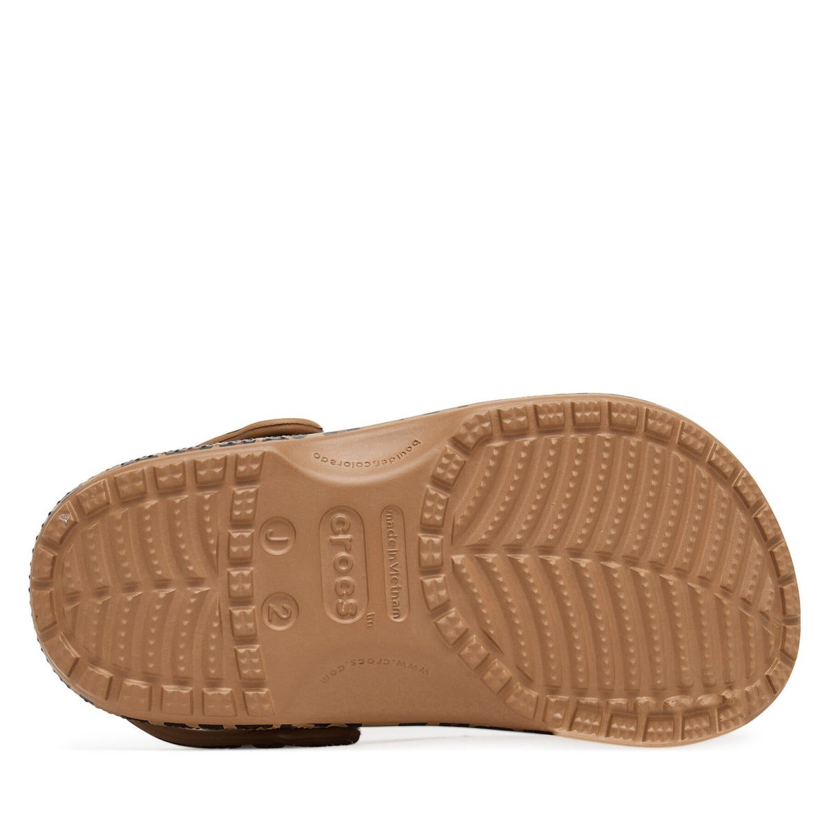 Crocs Чехли Classic Animal Clog 211881 Кафяв