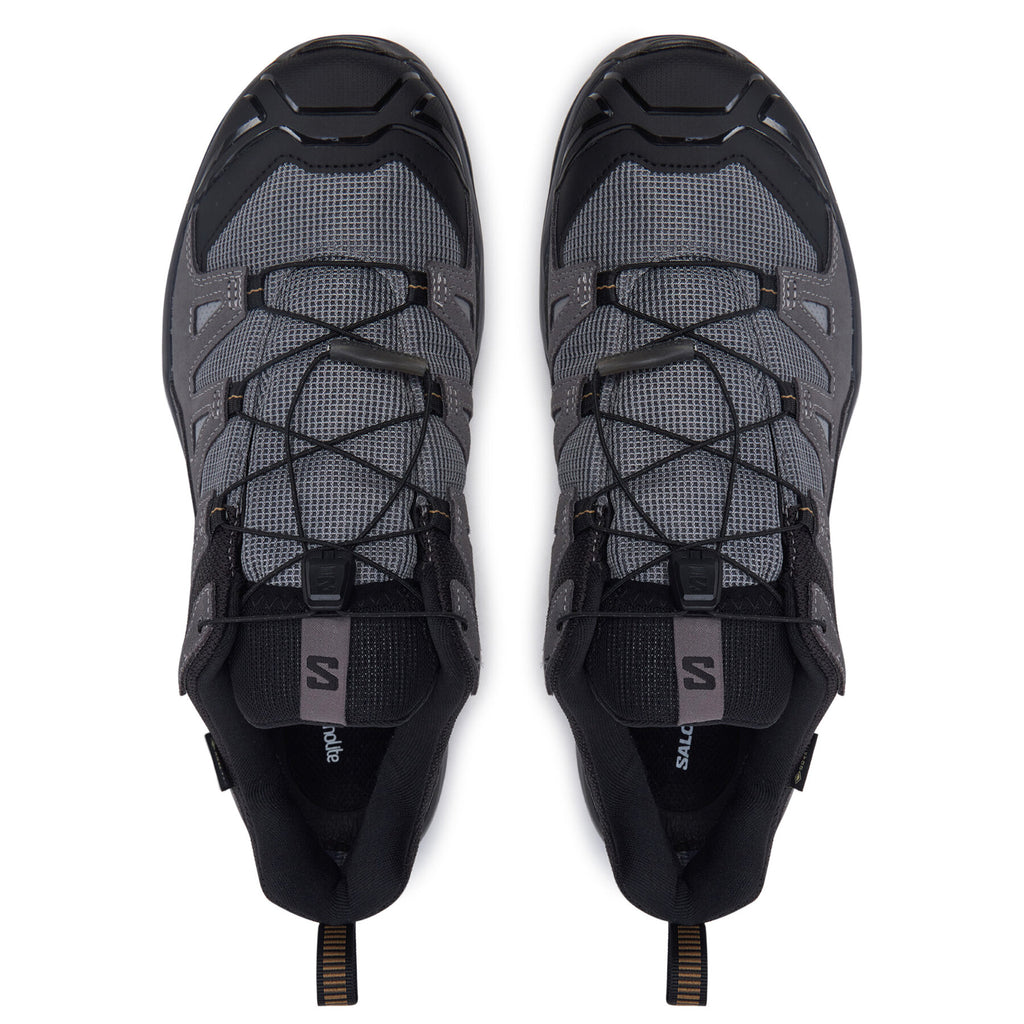 Salomon Туристически X Ultra 360 Leather Gore-Tex L47571400 Сив