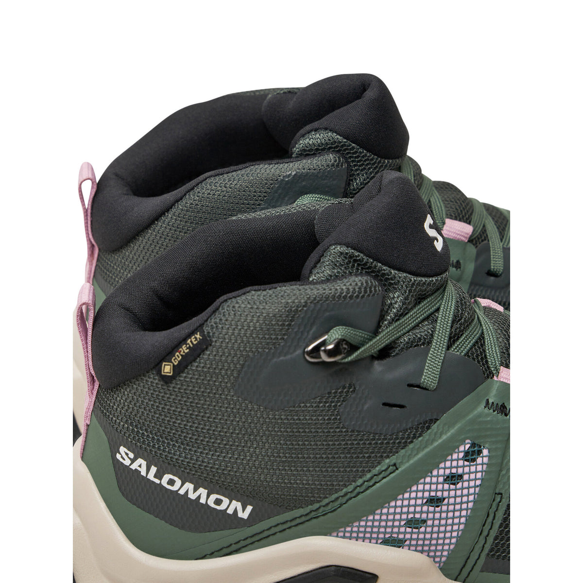 Salomon Туристически X Raise Mid Gore-Tex L47458100 Зелен