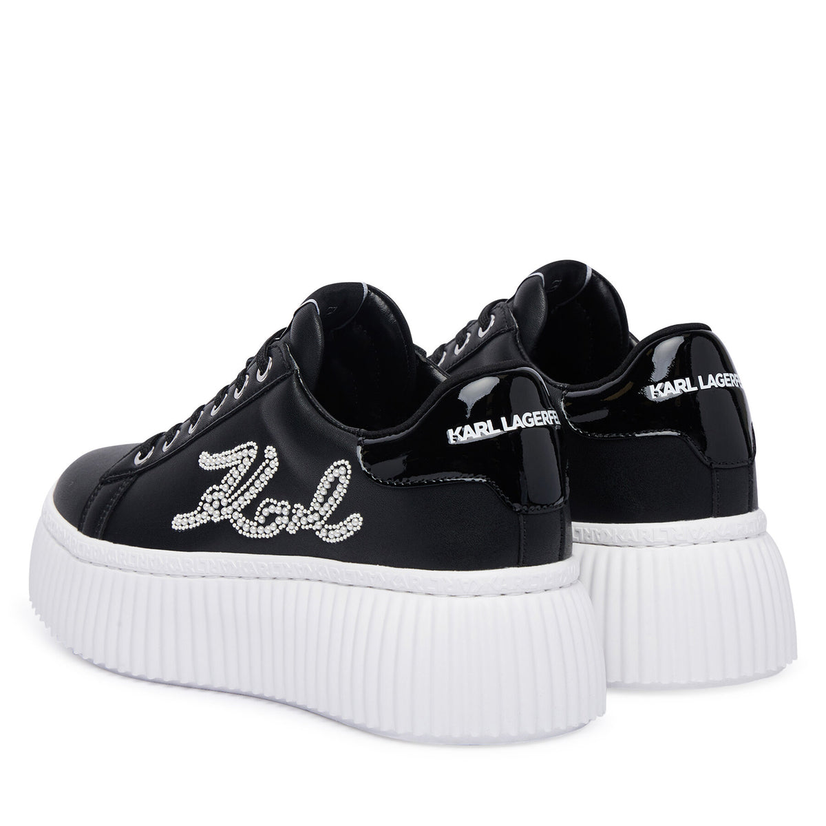 KARL LAGERFELD Сникърси KL42311P Черен