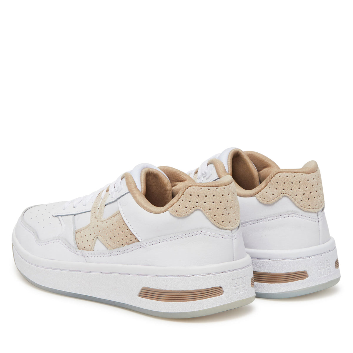 Under Armour Сникърси UA W Court 96 Suede 3028766 Бял