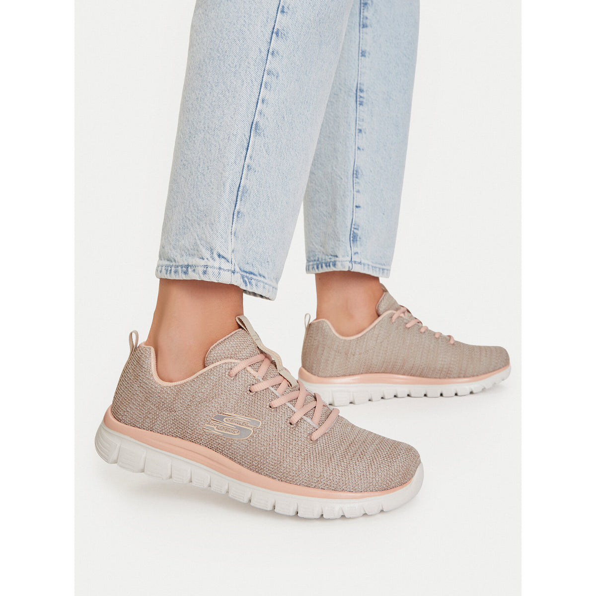 Skechers Сникърси Twisted Fortune 12614/NTCL Бежов
