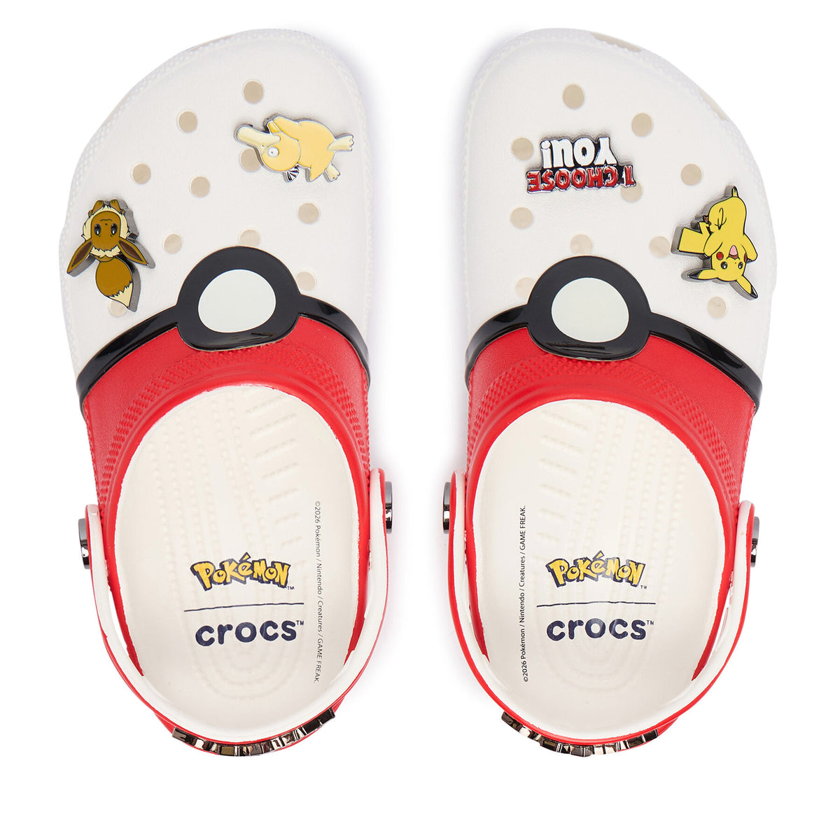 Crocs Чехли Pokemon Poke Ball Classic Clog 213596 Цветен