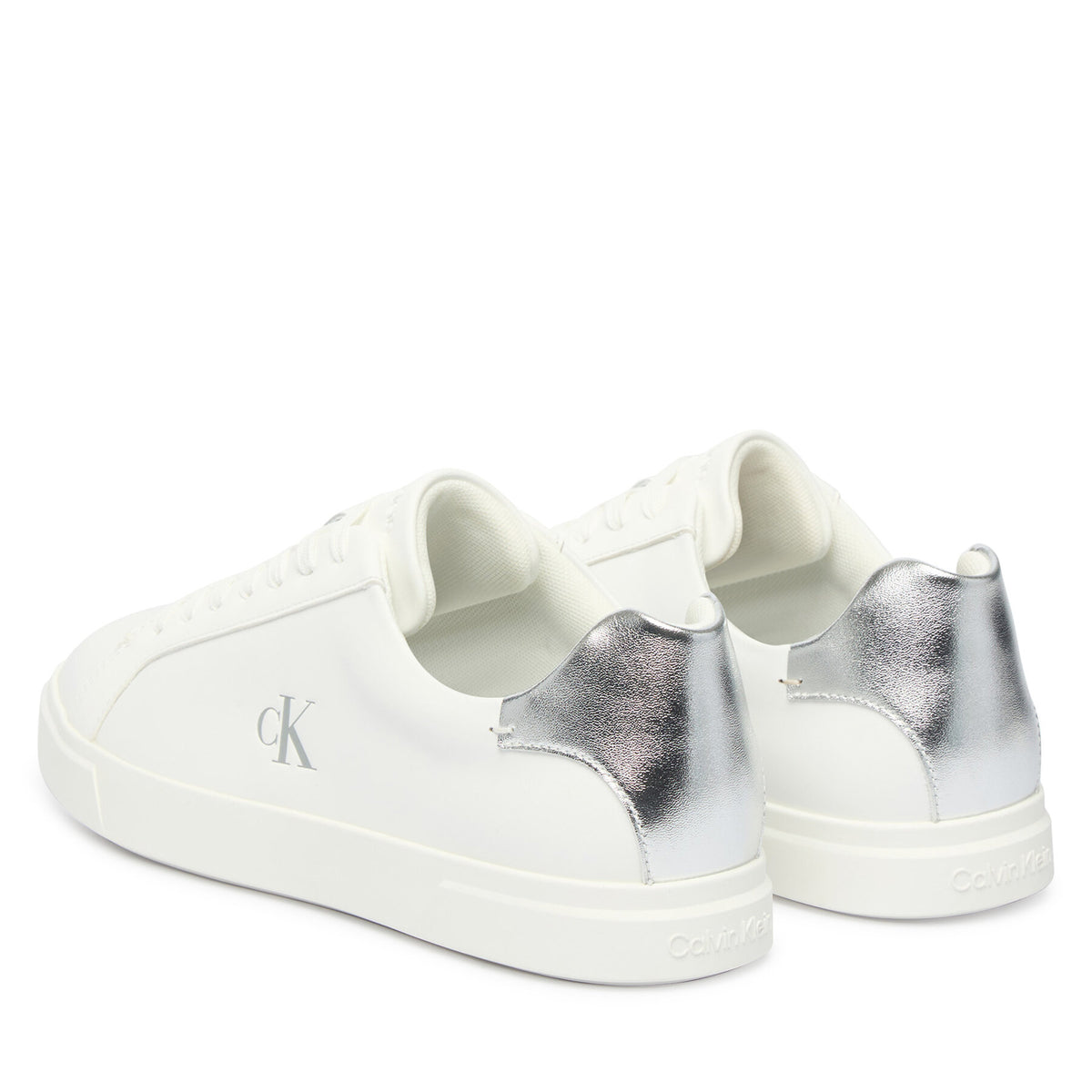 Calvin Klein Сникърси Low Pro Cups Laceup Lth Met HW0HW02846 Бял