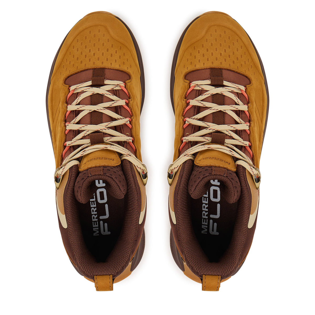 Merrell Сникърси Moab Speed 2 Leather Mid J00005332 Кафяв