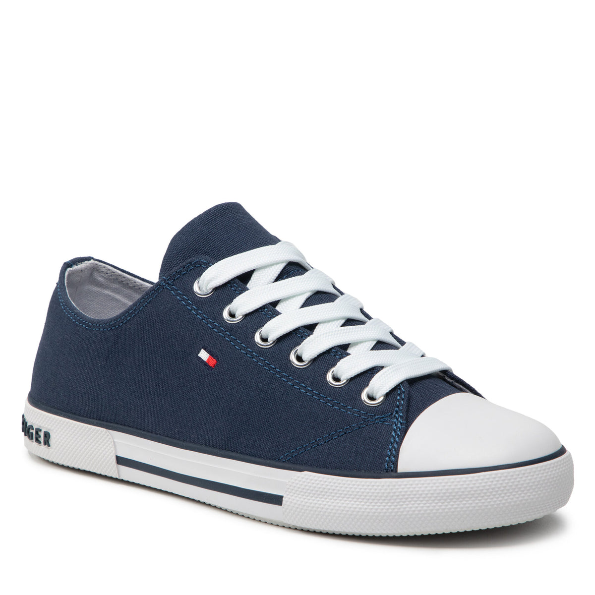 Tommy Hilfiger Кецове Low Cut Lace-Up Sneaker T3X4-32207-0890 S Тъмносин