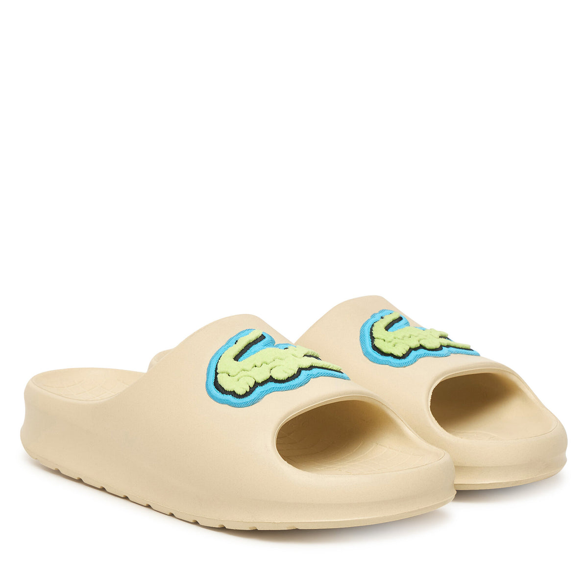Lacoste Чехли Serve Slides 2.0 51CFA0008 2Q9 Кремав
