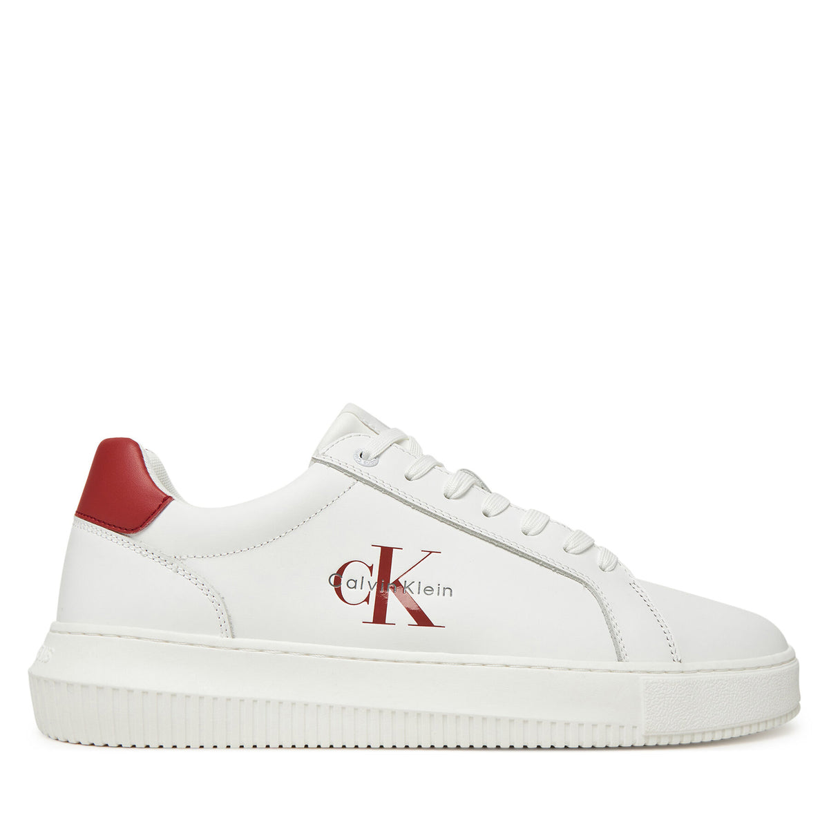 Calvin Klein Jeans Сникърси Chunky Cupsole Monologo YM0YM01317 Бял