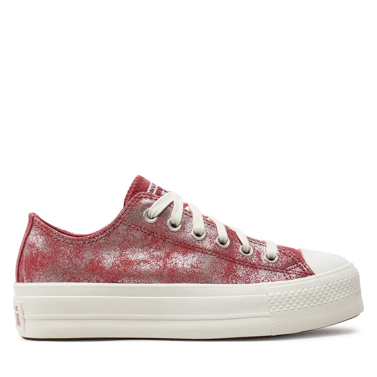 Converse Кецове Chuck Taylor All Star Lift Platform Suede Shimmer A11634C Розов